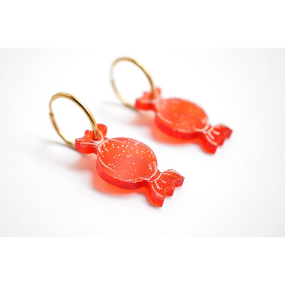 Set Of 4 Caramel Earrings by Laliblue 6