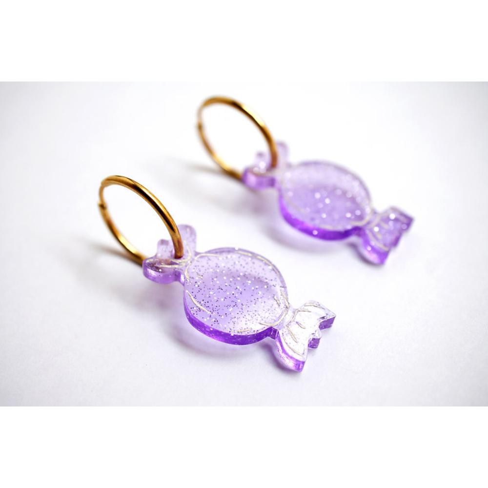 Set Of 4 Caramel Earrings by Laliblue 8