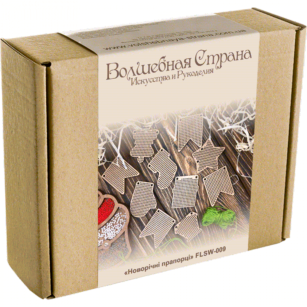 Set of blanks for embroidery on wood FLSW-009