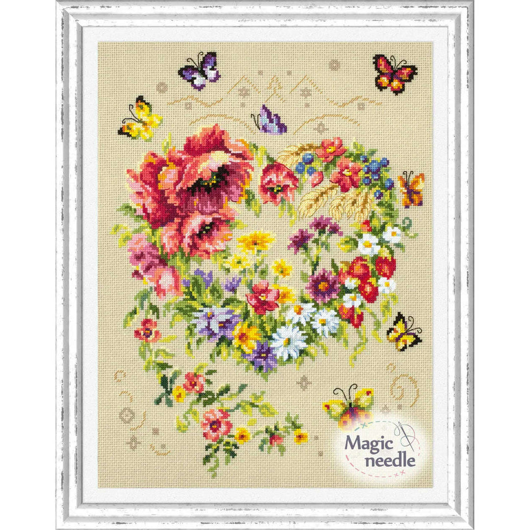 Shine of Your Heart 100-144 Counted Cross-Stitch Kit