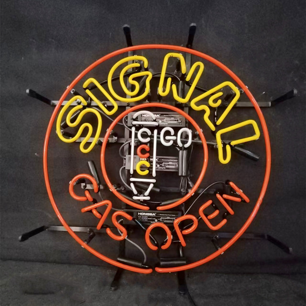 Signal Gas Open Neon Signs Light