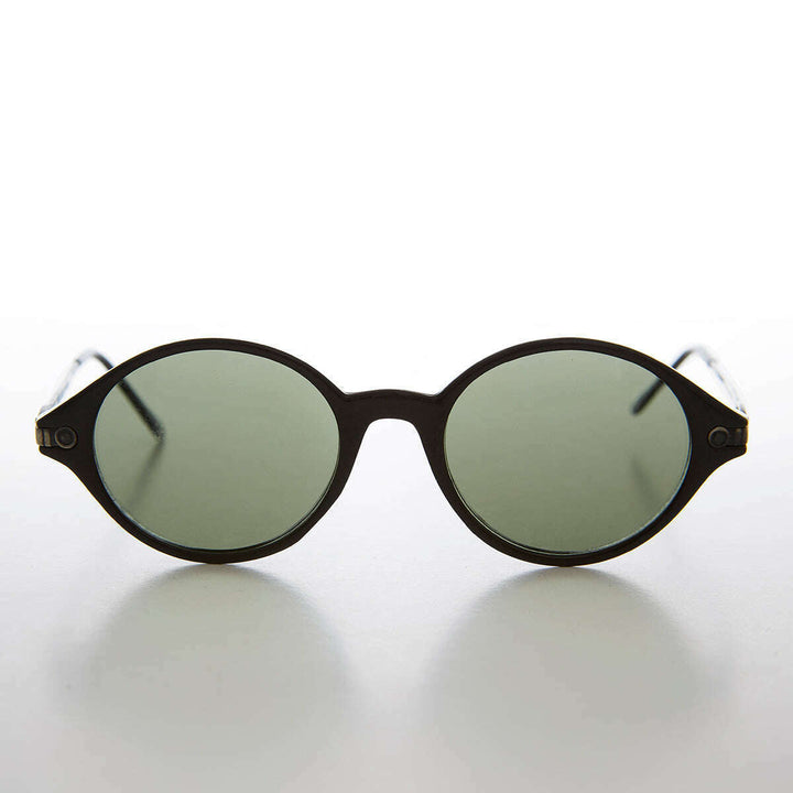 Simple Oval 90s Unisex Sunglass - Binxy