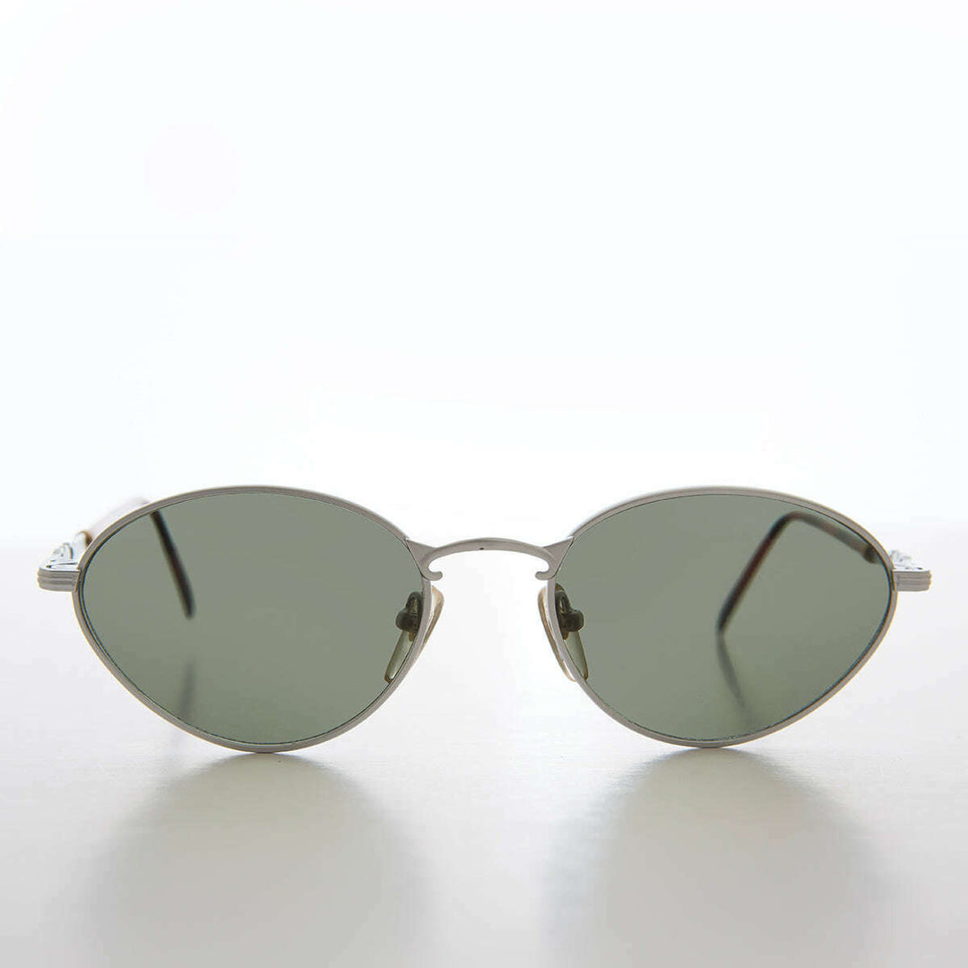 Simple Oval Minimal Vintage Sunglasses - Torres