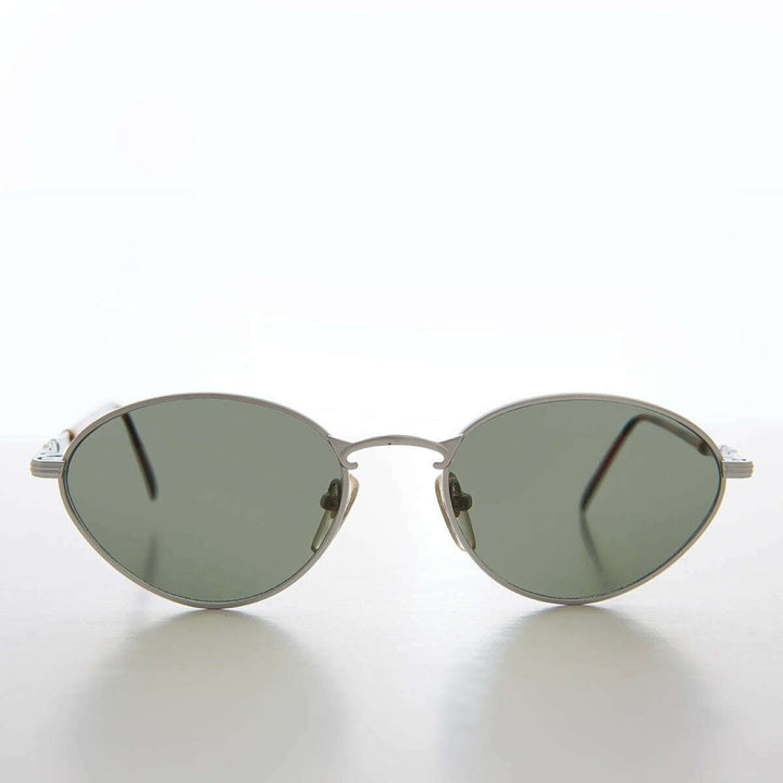 Simple Oval Minimal Vintage Sunglasses - Torres