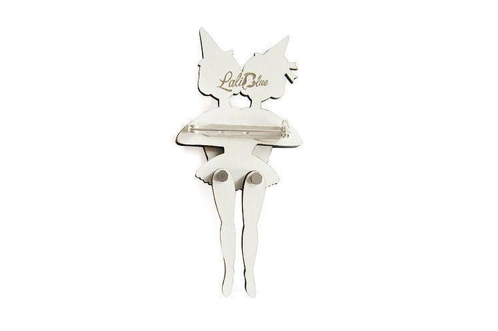 Sister Accordionists Circus Brooch by Laliblue - Quirks!