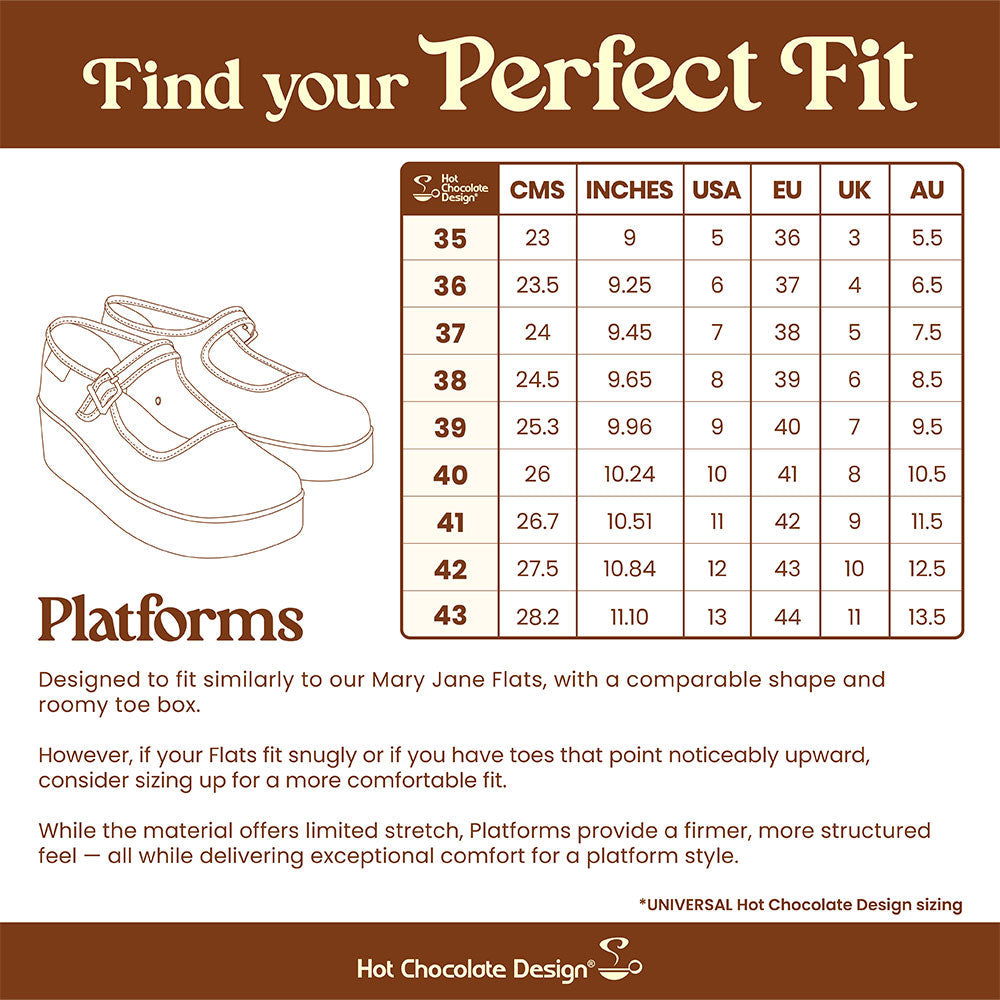 Crochet Women's Mary Jane Platform