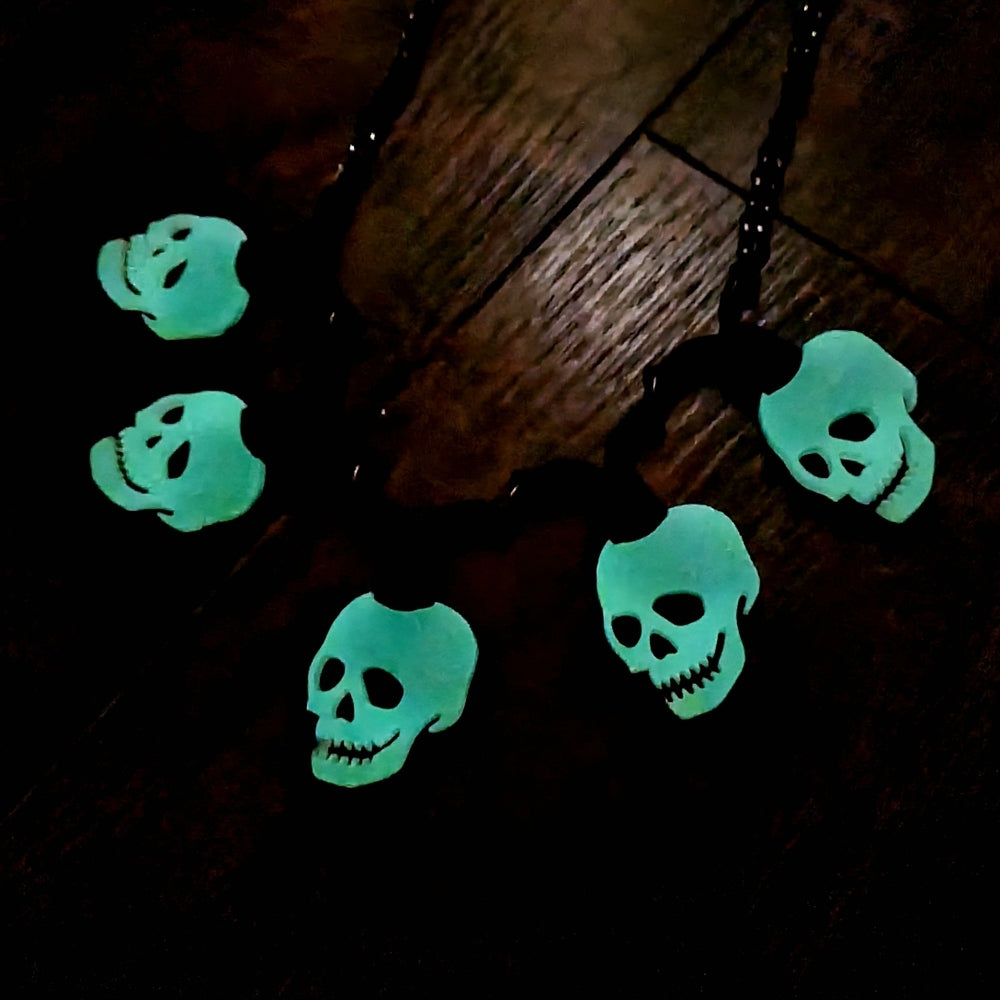 Skeleton String Lights Necklace by Cherryloco Jewellery 1