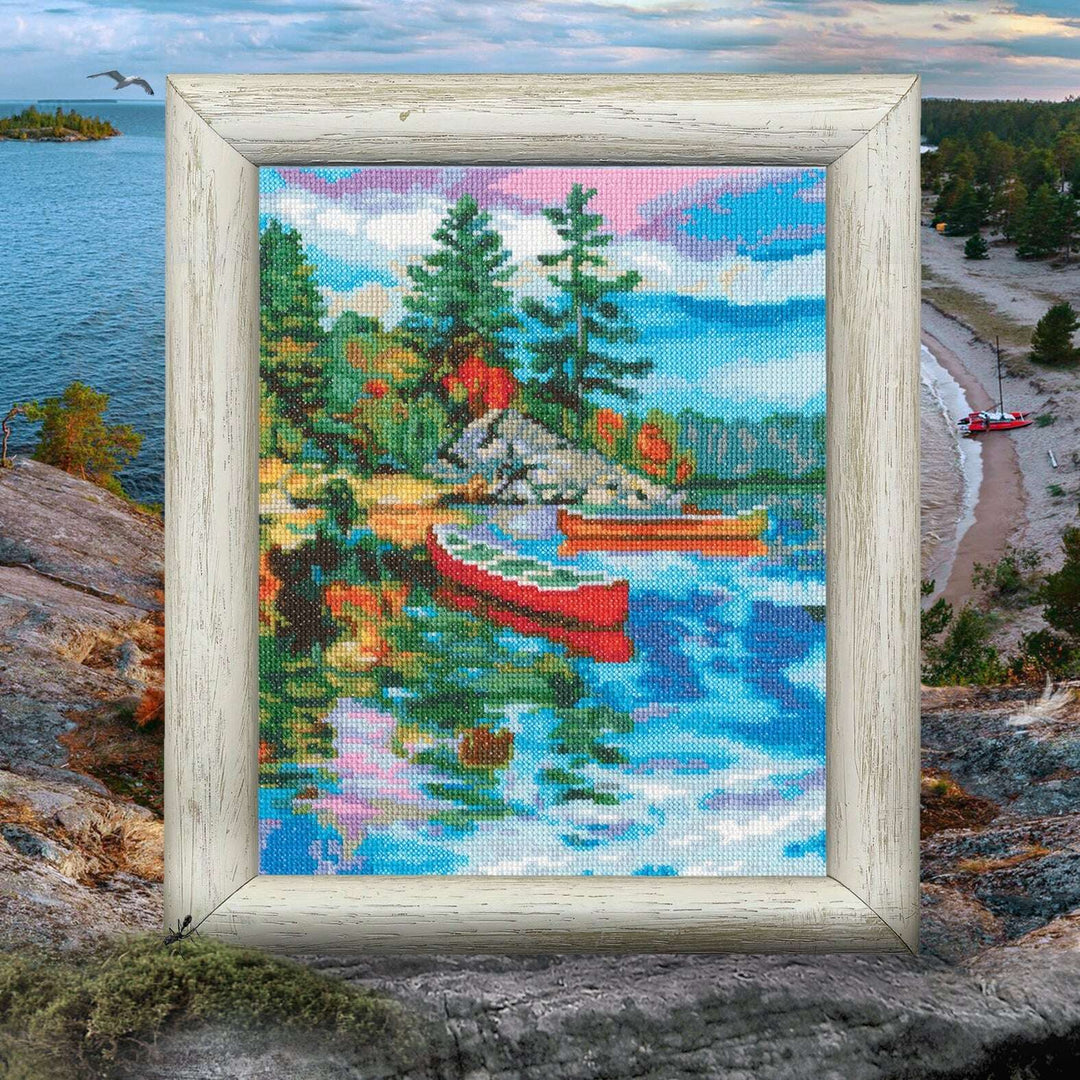 Sky reflection M975 Counted Cross Stitch Kit