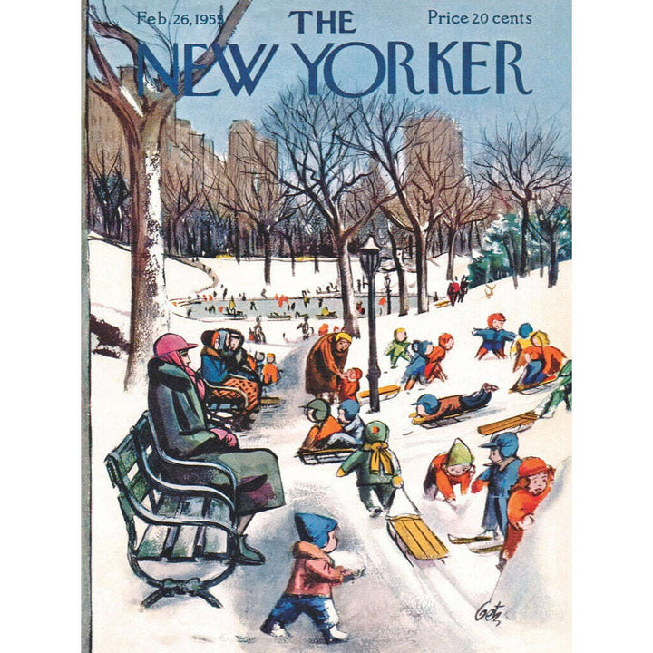 Sledding in the Park Jigsaw Puzzle