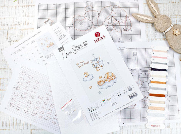 Sleepy B1193L Counted Cross-Stitch Kit