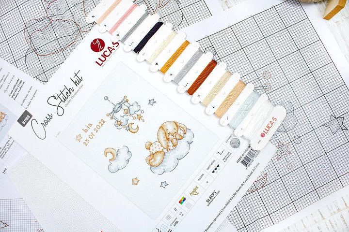 Sleepy B1193L Counted Cross-Stitch Kit