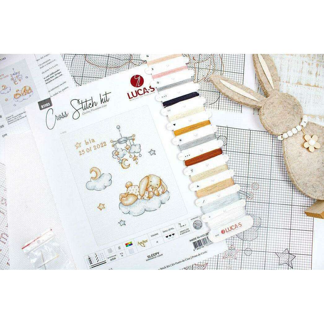 Sleepy B1193L Counted Cross-Stitch Kit