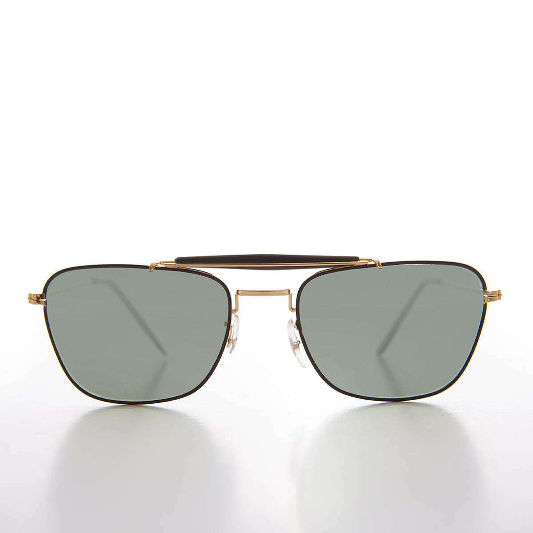 Small Metal Vintage Pilot Sunglasses - Milan