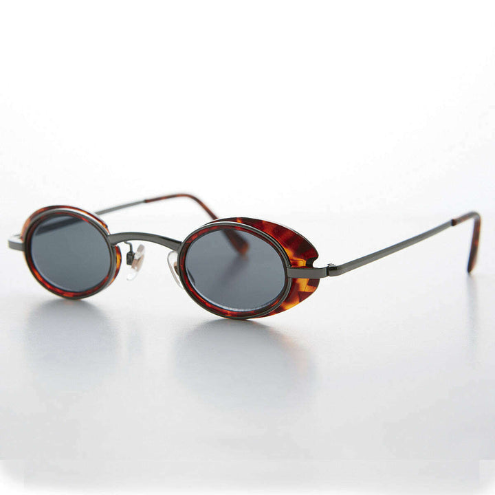 Small Oval Steampunk Spectacle Sunglass - Marty