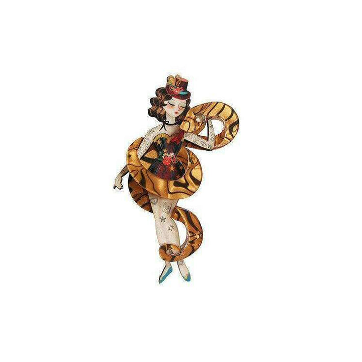 Snake Charmer Halloween Brooch by Laliblue - Quirks!
