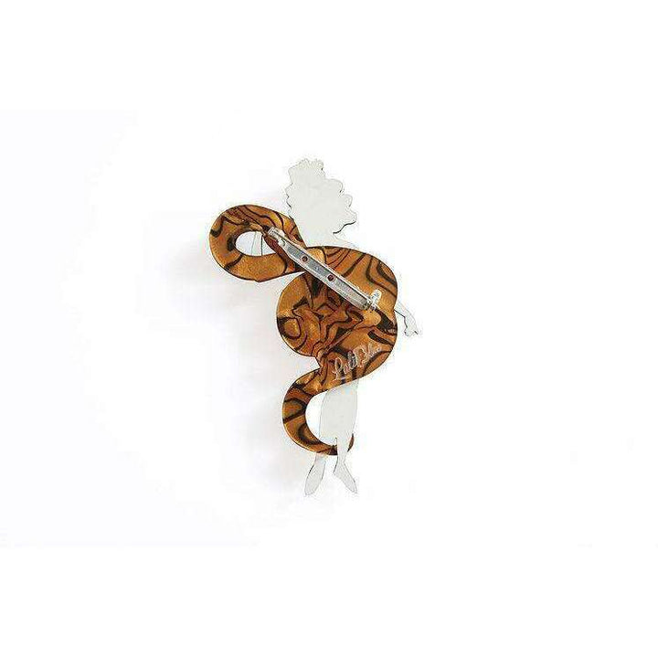 Snake Charmer Halloween Brooch by Laliblue - Quirks!