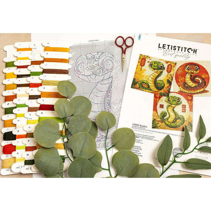 Snakes L9926 Counted Cross Stitch Kit