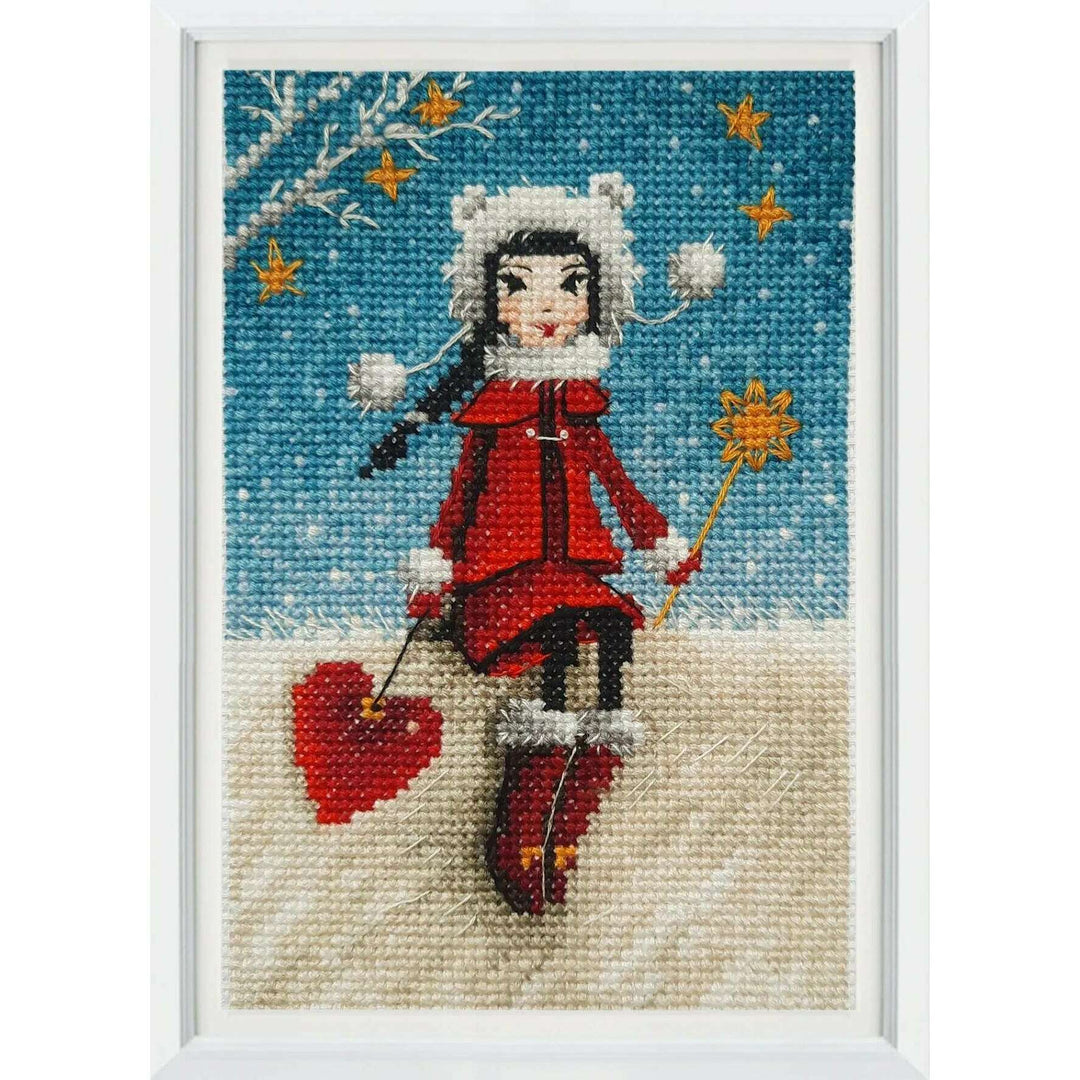 Snow tenderness C378 Counted Cross Stitch Kit