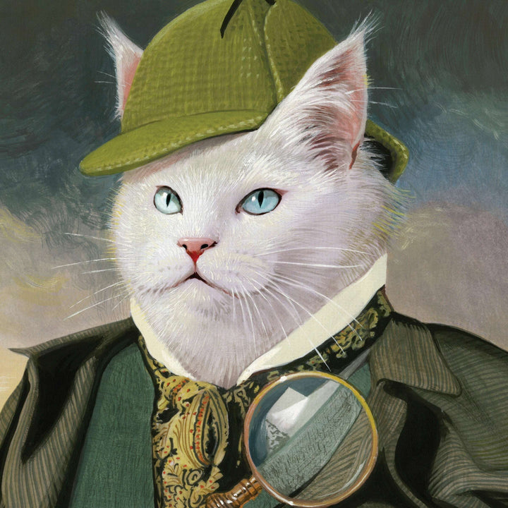 Snowball - Cat Detective Mini Jigsaw Puzzle