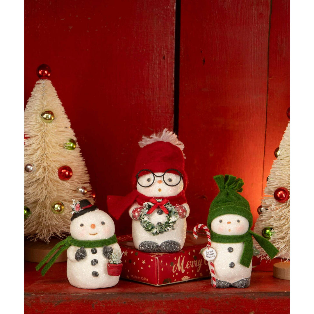 Snowboy with Glasses by Bethany Lowe Designs, image 3