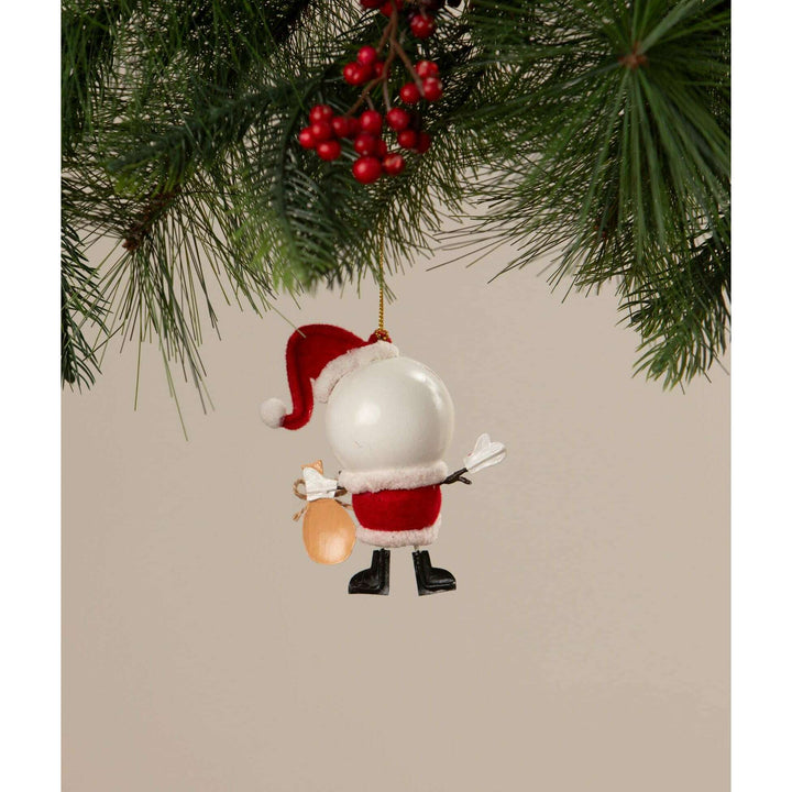 Snowman Santa Ornament by Bethany Lowe Designs, image 3