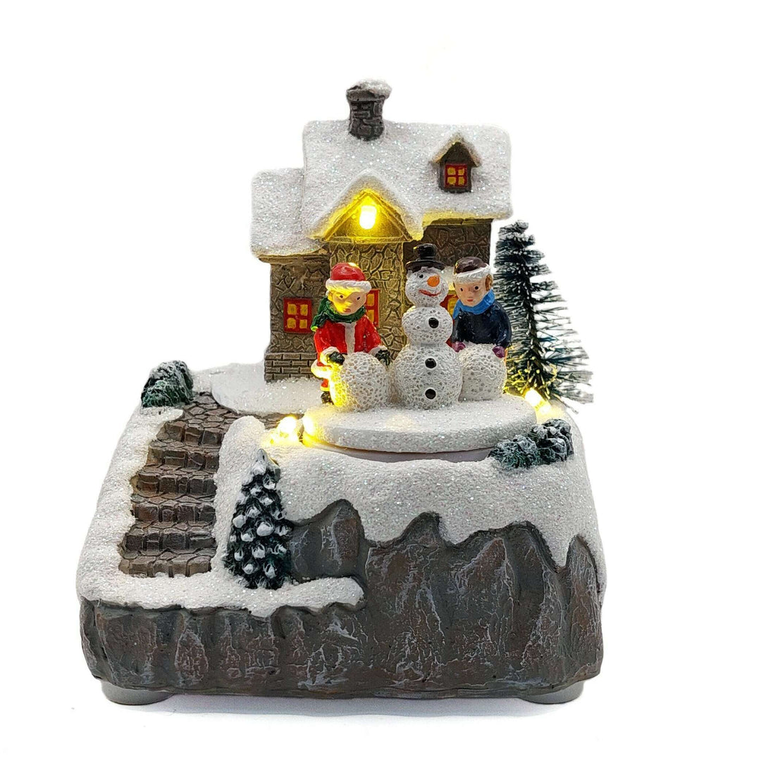 Snowy House. Christmas Village Wizardi F07-N1-12-2704B