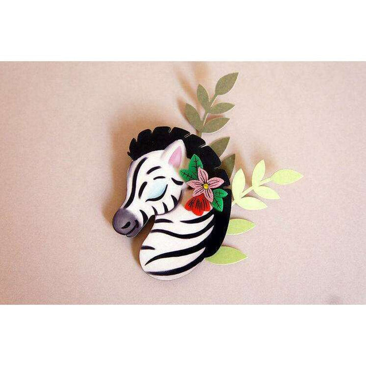 Solidarity Zebra Brooch by LaliBlue - Quirks!