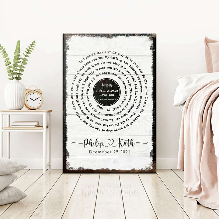 Song Lyrics Sign