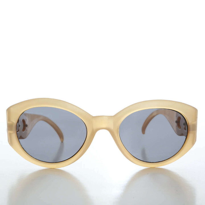 Sophisticated Round Women's Sunglasses - Swans