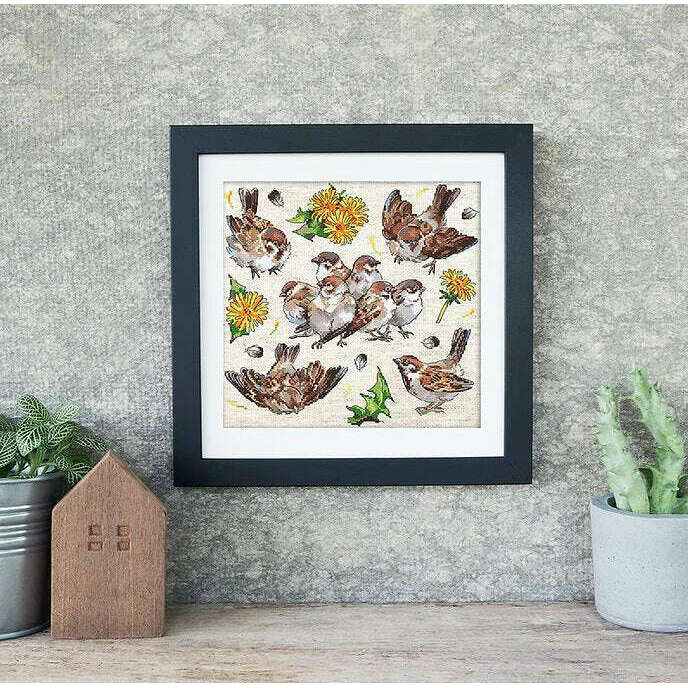 Sparrows L8803 Counted Cross Stitch Kit