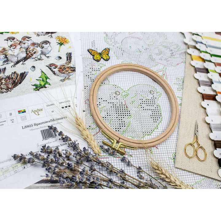Sparrows L8803 Counted Cross Stitch Kit