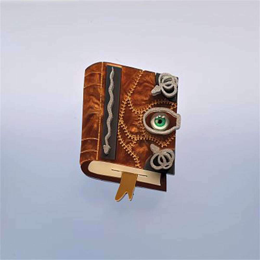 Spellbook Brooch by Cherryloco Jewellery 2