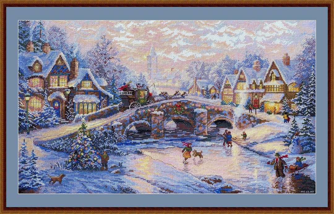 Spirit of Christmas K-214 Counted Cross-Stitch Kit