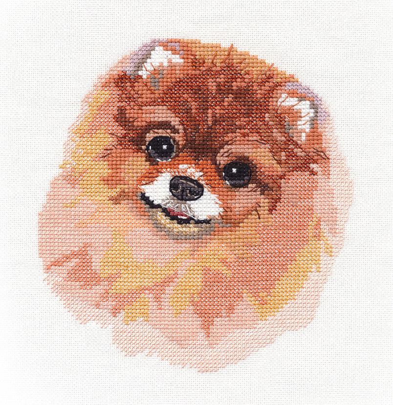 Spitz 1324 Dog Counted Cross Stitch Kit