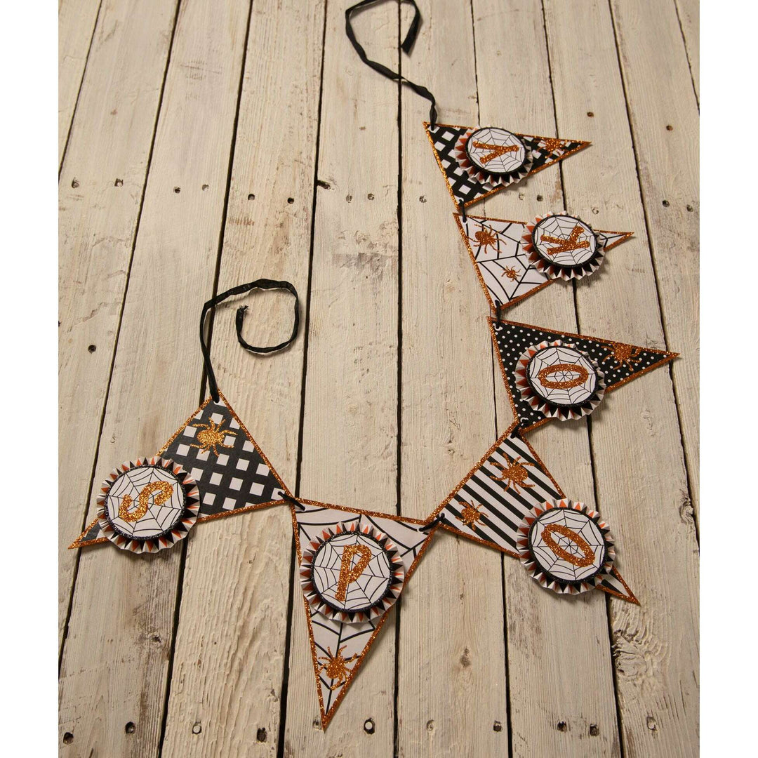 Spooky Spider Garland by Bethany Lowe Designs, halloween decor