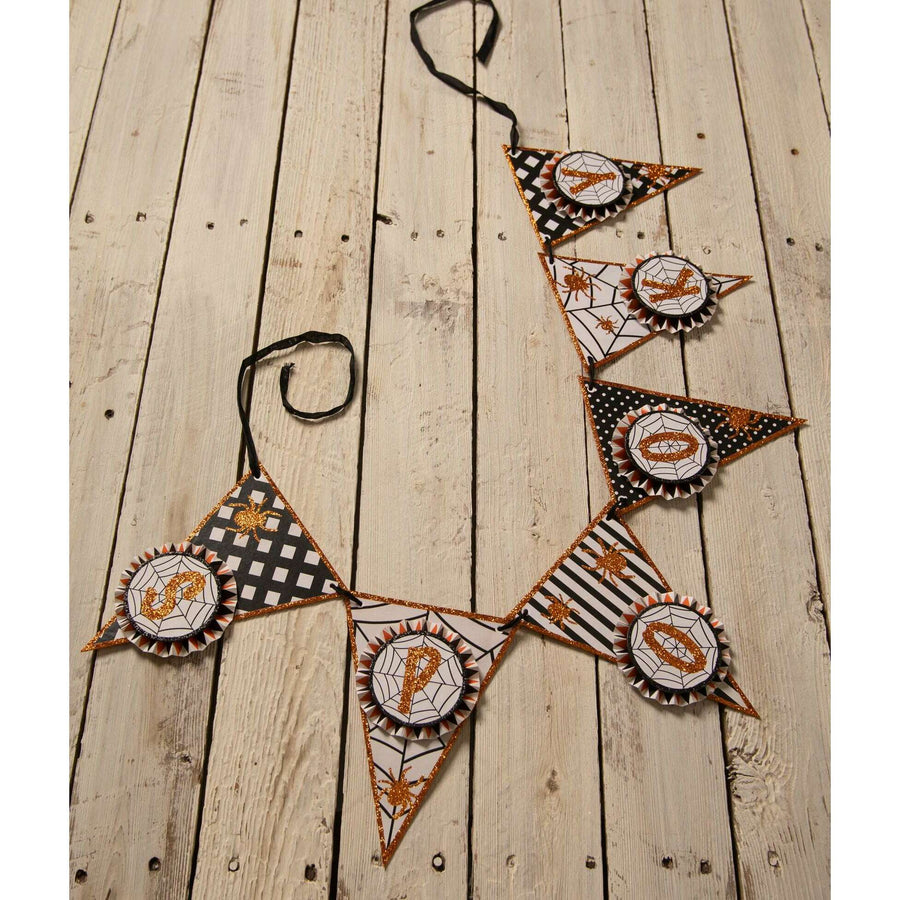 Spooky Spider Garland by Bethany Lowe Designs, halloween decor