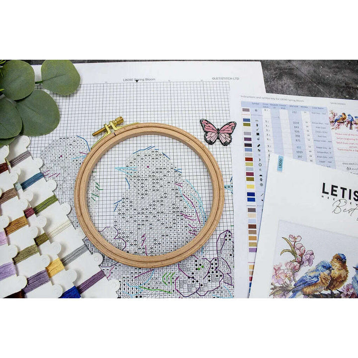 Spring Bloom L8090 Counted Cross Stitch Kit