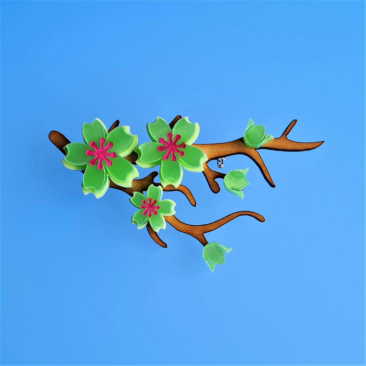 Spring Blossom Brooch by Cherryloco Jewellery 4