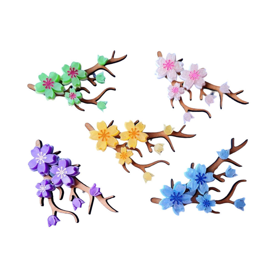 Spring Blossom Brooch by Cherryloco Jewellery 1