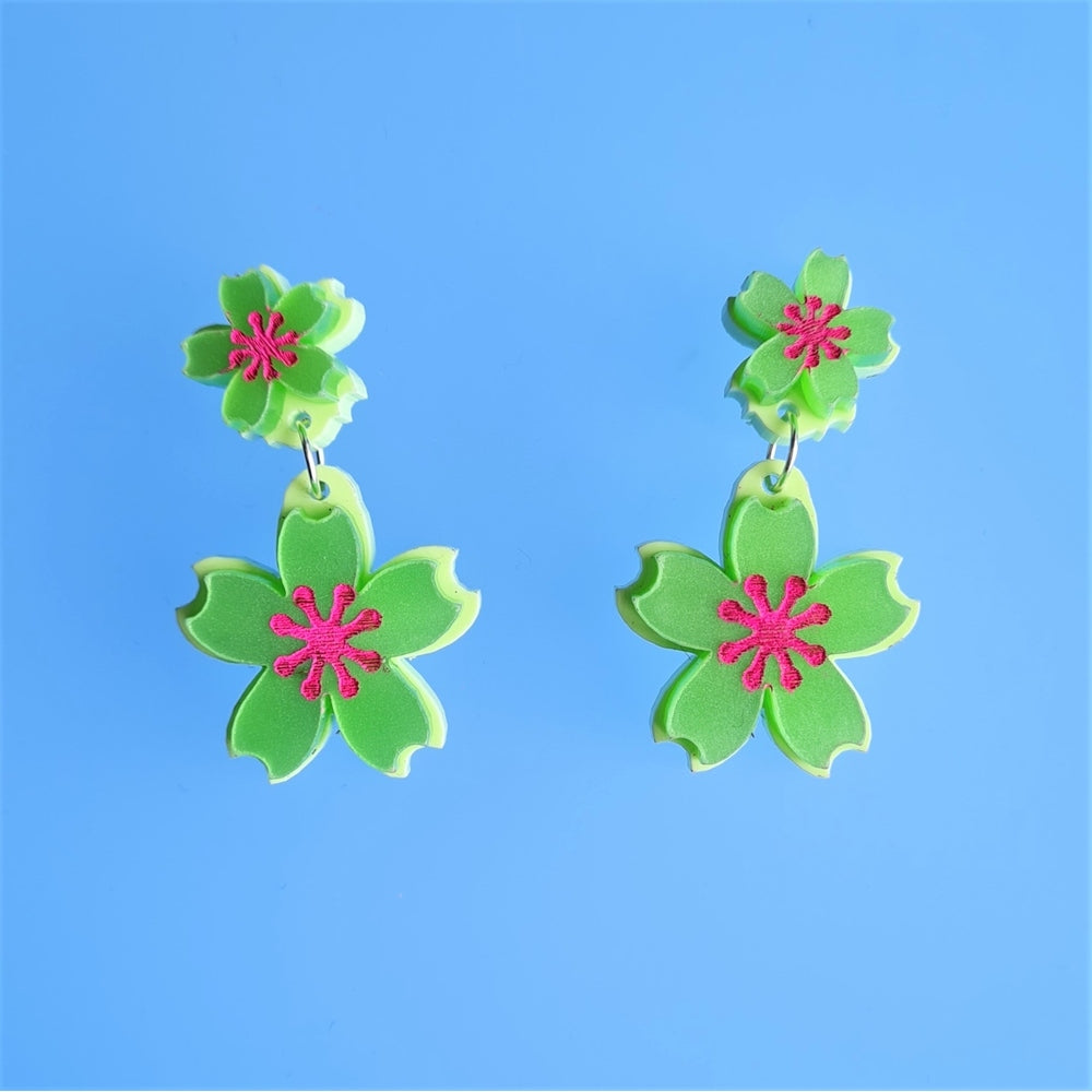 Spring Blossom Earrings by Cherryloco Jewellery 1