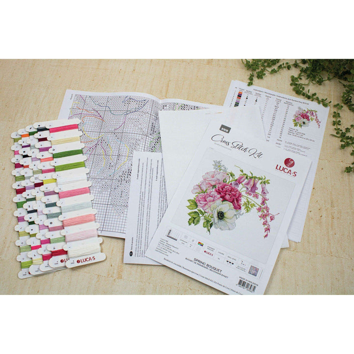 Spring Bouquet B7018L Counted Cross-Stitch Kit