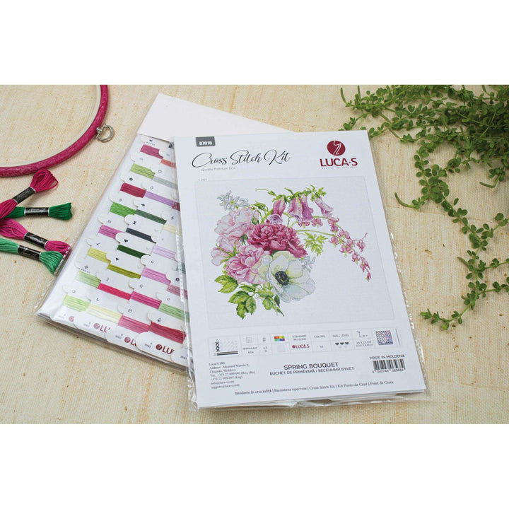 Spring Bouquet B7018L Counted Cross-Stitch Kit