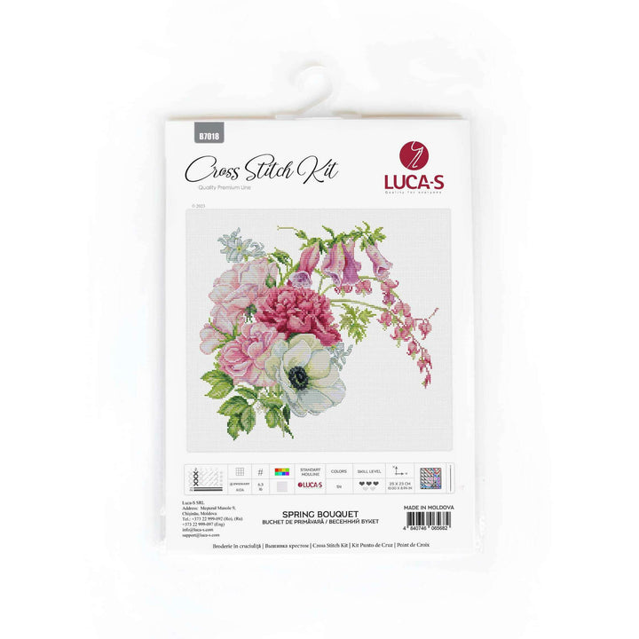 Spring Bouquet B7018L Counted Cross-Stitch Kit