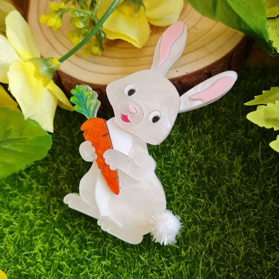 Spring Bunny Necklace by Cherryloco Jewellery - 3735 1