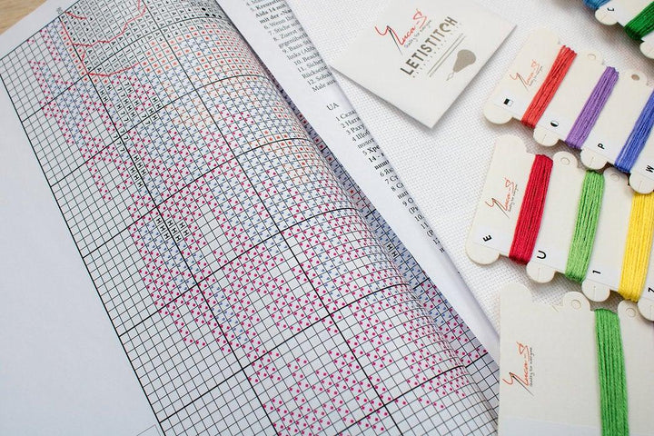 Spring flowers B2386L Counted Cross-Stitch Kit