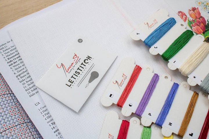 Spring flowers B2386L Counted Cross-Stitch Kit