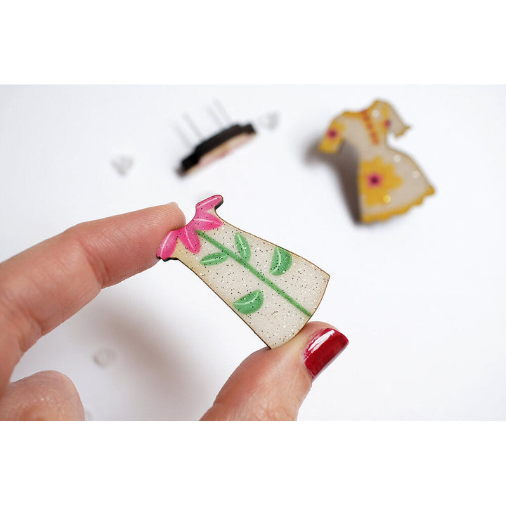 Spring Flowers Outfit Brooches by Laliblue 2