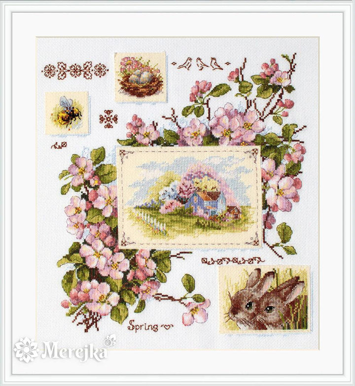 Spring Sampler K-120 Counted Cross-Stitch Kit