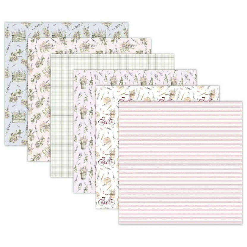 Spring Scrapbook Paper Pack. 12 Sheets of 15.2x15.2cm Heavyweight Paper Pad F07M2-3 AC230307-06