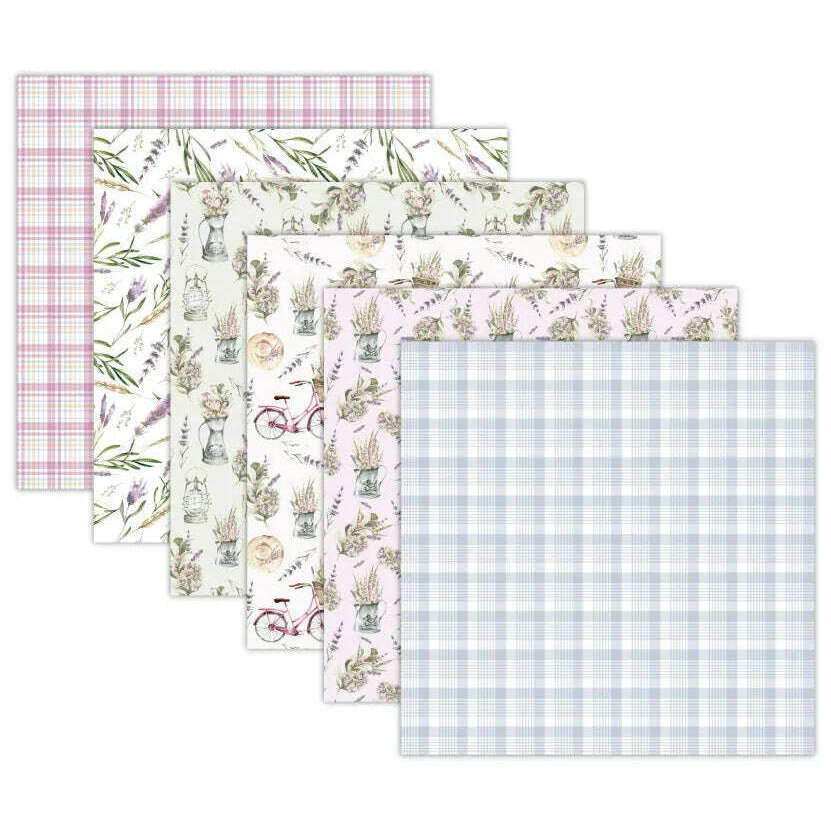 Spring Scrapbook Paper Pack. 12 Sheets of 15.2x15.2cm Heavyweight Paper Pad F07M2-3 AC230307-06